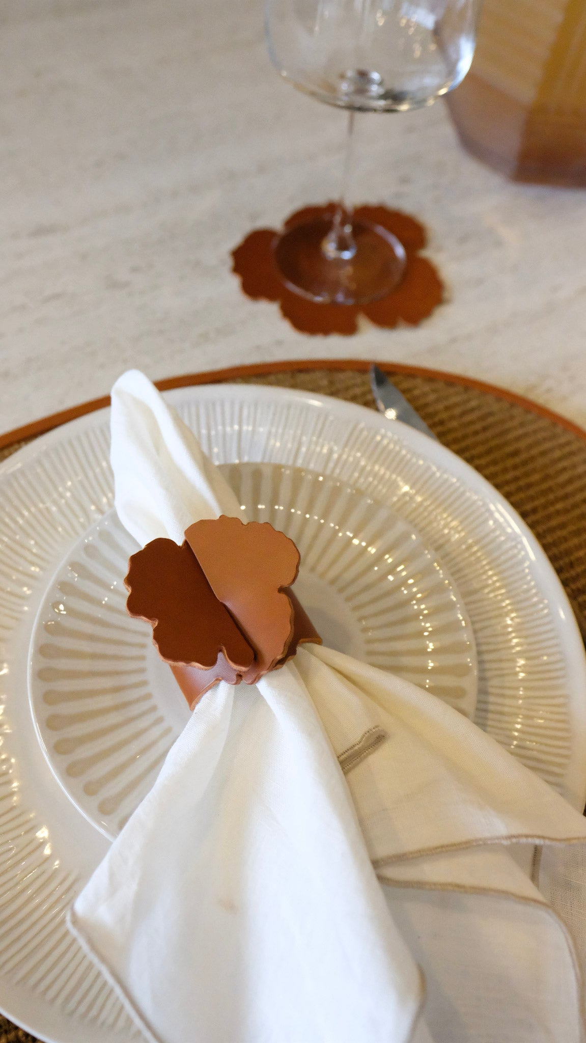 ANEL DE GUARDANAPO FLOR