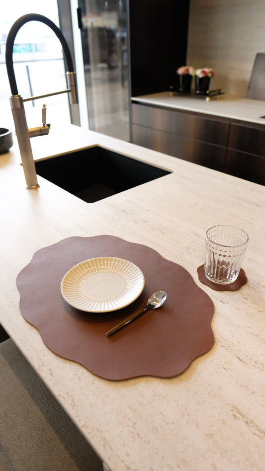 INDIVIDUAL DE MESA OVAL ONDULADO