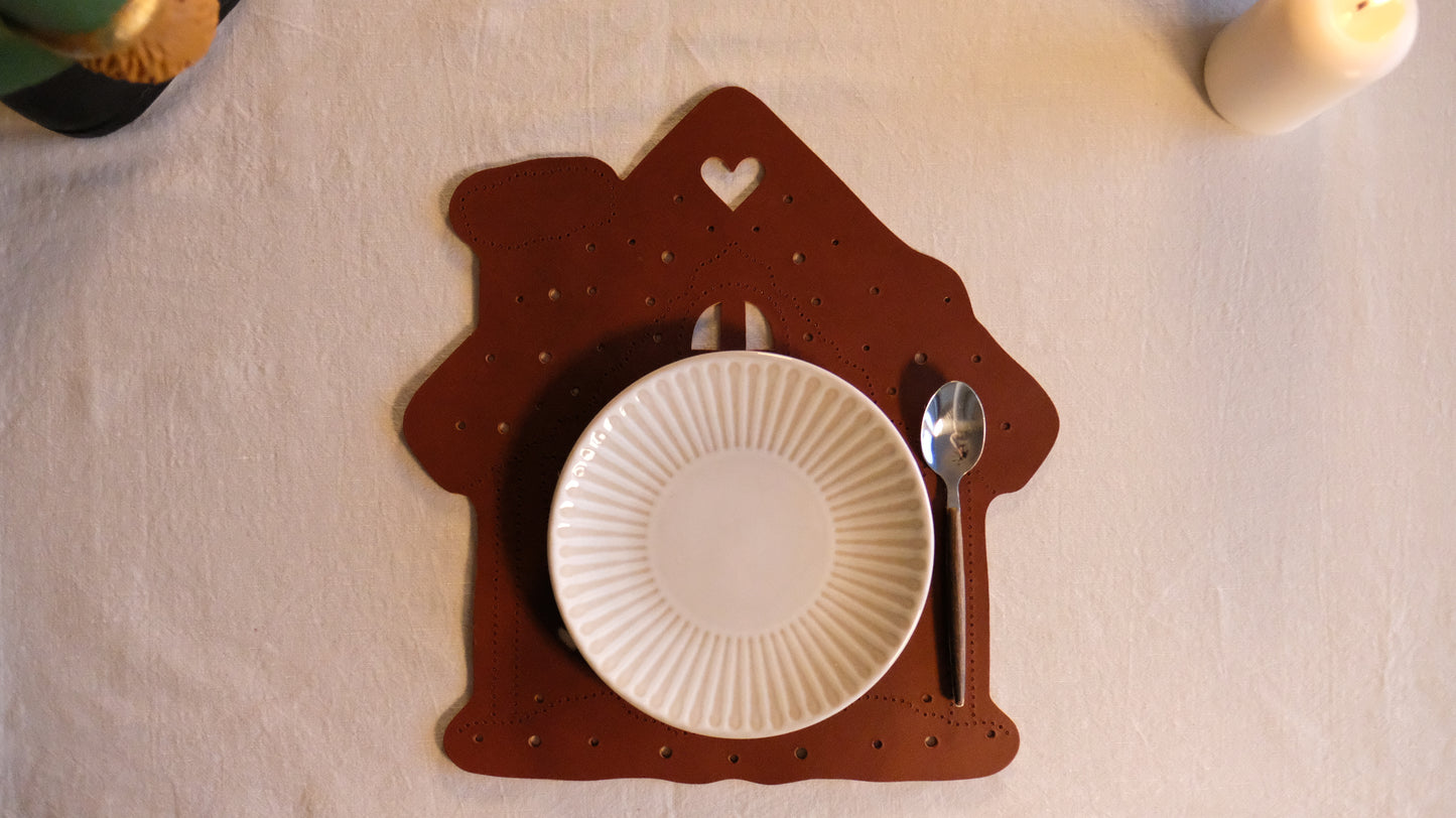 HANDWOVEN OVAL PLACEMAT IN NATURAL RAFFIA - SELENE